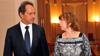 Daniel Scioli y Silvina Batakis Daniel Scioli y Silvina Batakis