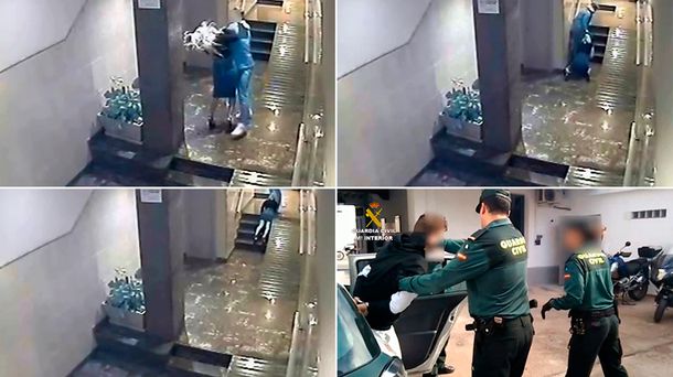 Un hombre le dio una brutal paliza a su pareja en España.