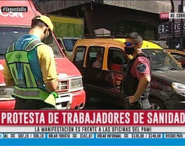 Multaron al móvil de C5N mientras cubría una protesta