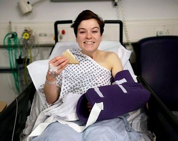 Becky se recuperó pero tuvieron que hacerle un injerto de piel