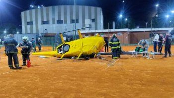 cayo un helicoptero en las canchas de tenis del excircuito kdt de palermo cayo un helicoptero en las canchas de tenis del excircuito kdt de palermo