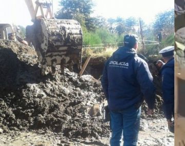 Rescataron a un obrero enterrado en La Angostura