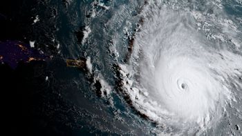 Imagen satelital del huracán Irma Imagen satelital del huracán Irma