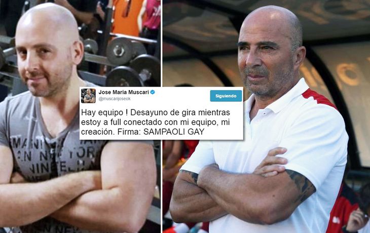 José María Muscari y Sampaoli, dos gotas de agua