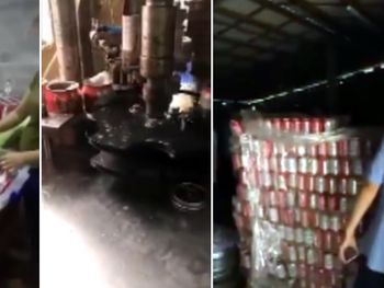 Falsifican latas de cerveza en una fábrica china