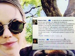 Este es el comentario que publicó la mujer en la fanpage del restaurante