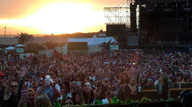 El DJ británico se presentó en Mar del Plata