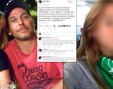 La tía de la nena salió a cruzar al padre por exponerla