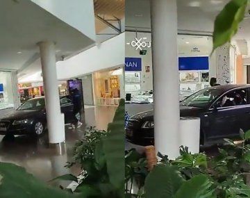 Robo en un shopping de Madrid.
