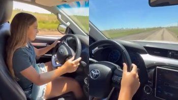 la ex de el polaco filmo a su hija ¡de 12 anos! manejando en plena ruta la ex de el polaco filmo a su hija ¡de 12 anos! manejando en plena ruta