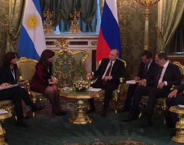 Cristina ya se encuentra reunida en Moscú con el presidente Putin