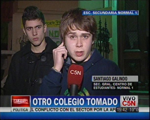 Alumno del colegio Normal 1