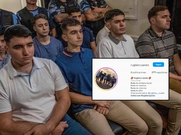 Así se quisieron defender los rugbiers desde la cárcel con cuentas falsas en Instagram