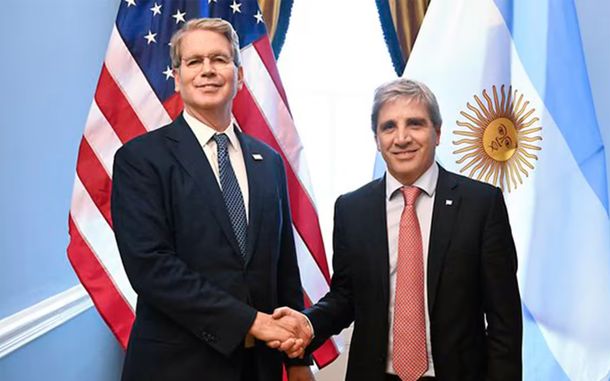 Scott Bessent y Luis Caputo.