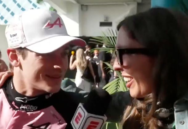 María Catarineu explotó tras la gran clasificación de Franco Colapinto en Miami.&nbsp;