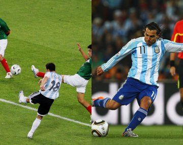 Dos recuerdos dulces antes de jugar con México: los golazos de Maxi Rodríguez y Carlitos