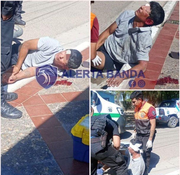 Santiago del Estero: intentaron asaltar a una jubilada y terminaron chocando contra un poste de luz