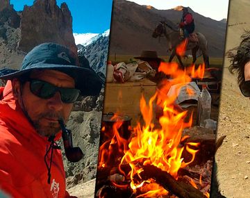 El actor que se arriesgó a un desafío extremo: cruzó la Cordillera de los Andes en mula