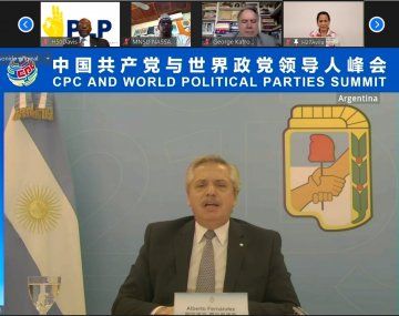 Alberto Fernández le agradeció a China su ayuda al país en medio de la pandemia
