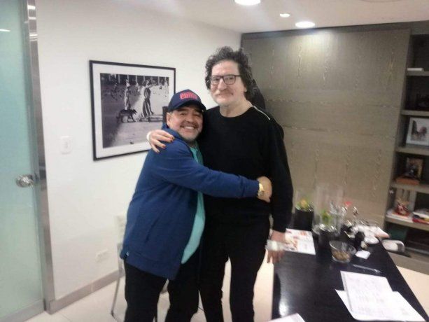 Diego Maradona y Charly García