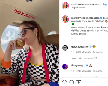 El video de Marilia Mendonça dentro el avión en el que murió