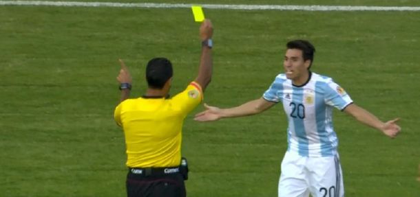 Una mala para Martino: Gaitán vio la amarilla y no podrá estar ante Estados Unidos