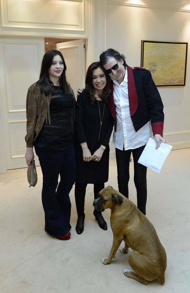 CFK relató su visita a Córdoba y su reunión con Charly García