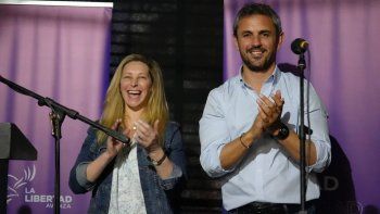 La secretaria general de la Presidencia, Karina Milei, junto al presidente de la Cámara de Diputados, Martín Menem La secretaria general de la Presidencia, Karina Milei, junto al presidente de la Cámara de Diputados, Martín Menem