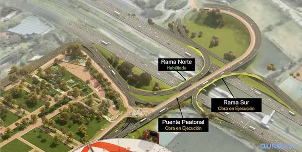 El corte total permitirá avanzar con las obras en la Rama Sur del Puente Labruna El corte total permitirá avanzar con las obras en la Rama Sur del Puente Labruna