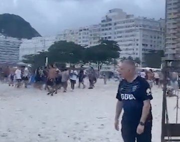 Los videos del ataque de la barra de Fluminense a los hinchas de Boca