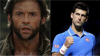 Hugh Jackman y Novak Djokovic se cruzaron en Twitter Hugh Jackman y Novak Djokovic se cruzaron en Twitter
