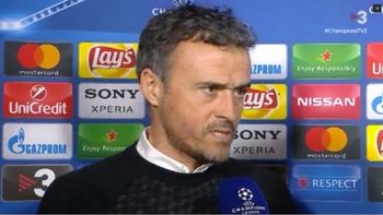 Luis Enrique enojado ante las preguntas de TV3 Luis Enrique enojado ante las preguntas de TV3