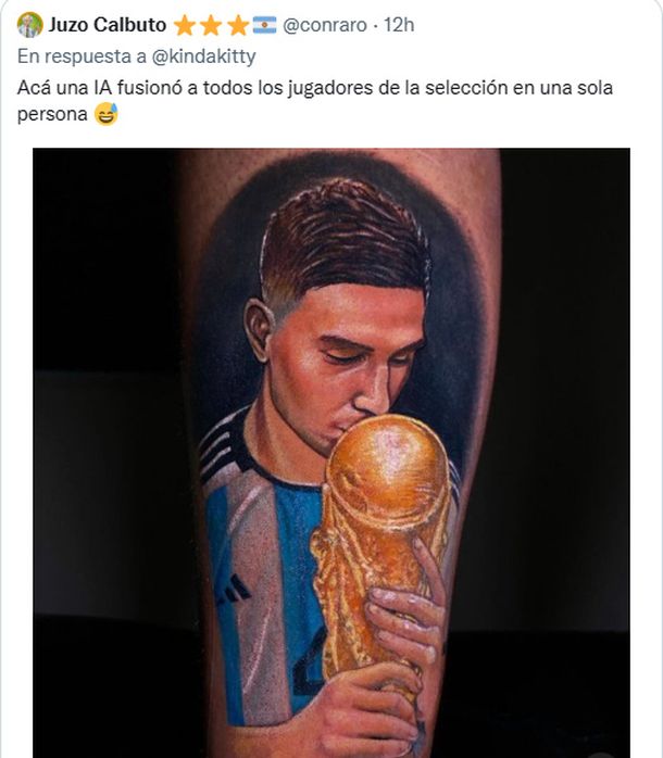 "Qué gordo te salió Messi": cientos de tatuajes por el Mundial quedaron horribles y la piel no se borra; mirá los más divertidos
