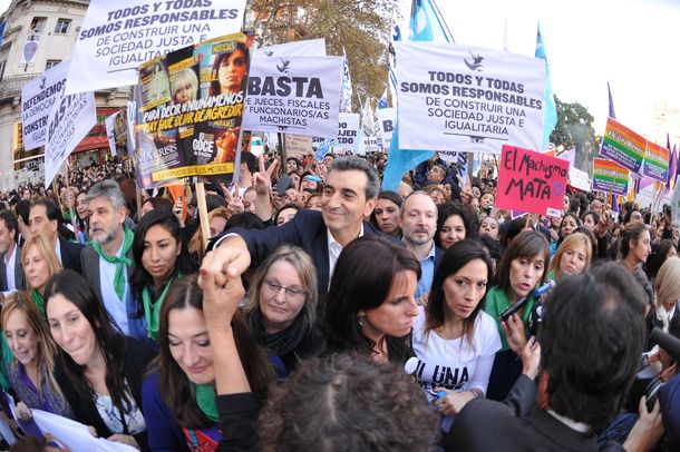 Figuras de la política también estuvieron en #NiUnaMenos