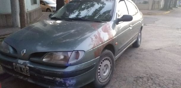 El Renault Megane de la víctima