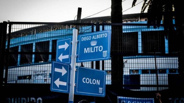 Diego Milito ya tiene una calle con su nombre en la puerta del CIlindro