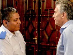 Mauricio Macri y Luis Chocobar