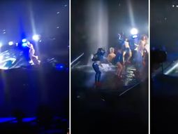 el papelon de justin bieber: resbalon y caida en pleno show en estados unidos el papelon de justin bieber: resbalon y caida en pleno show en estados unidos