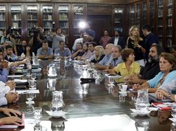 La reunión de paritaria docente La reunión de paritaria docente