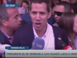 Así fue el regreso de Juan Guaidó a Venezuela