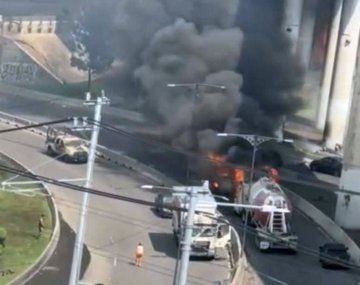 Así fue la explosión de una pipa de gas en México que dejó al menos cuatro muertos