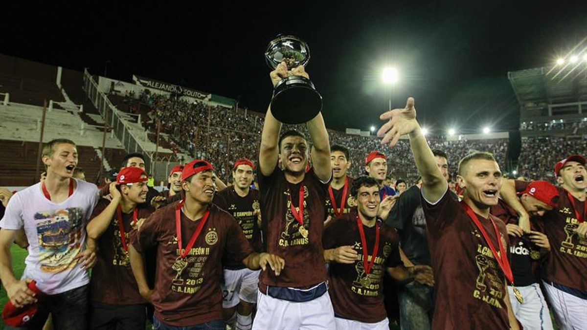 Las mejores fotos del festejo de Lanús campeón de la Copa Sudamericana