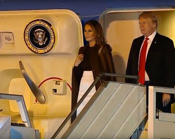 Donald y Melania Trump en Argentina por el G20
