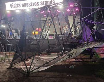 Tragedia en la Fiesta Nacional de la Música: se cayó una estructura y murió una mujer