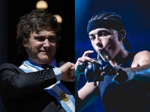 Trueno destrozó a Javier Milei en pleno recital