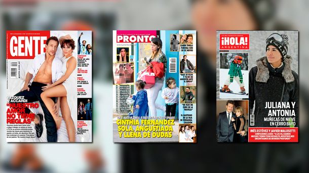 Mirá las tapas de revistas de la semana