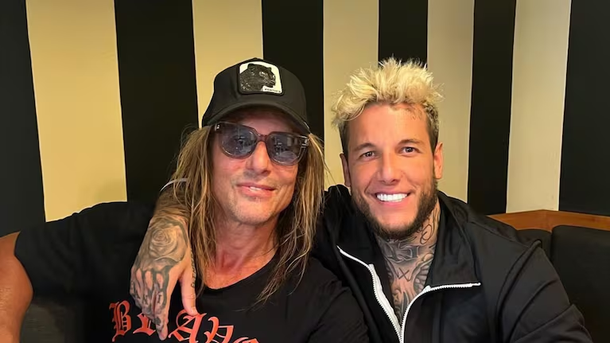 Claudio Paul Caniggia se reencontró con su hijo Alex y su nieta Venezia: las imágenes
