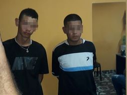 Los acusados por el crimen de Leandro Alcaraz.