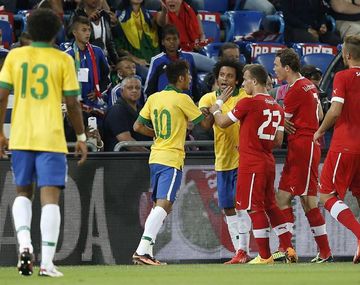 Suiza sorprendió y derrotó al Brasil de Neymar en Basilea