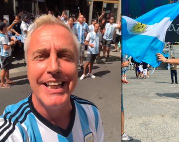 Los famosos virbran con Argentina - Francia